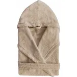 Froté župan s kapucí Sorema New Plus 400 gsm linen (béžová) Barva: Béžová - Linen - Ribbon, Velikost: S