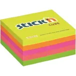 Samolepicí bloček Stick'n by Hopax - 51 x 51 mm, neonový mix, 250 lístků