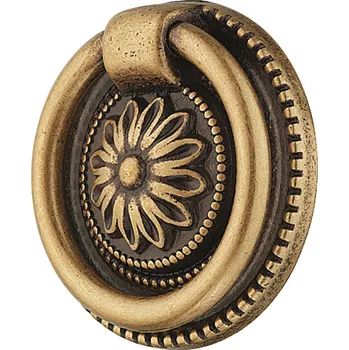 Nábytkové kování Häfele Úchytka knopka VENTURA / Staromosazná