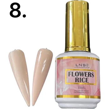 Lak na nehty 08. Gellac Flowers Rice 15ml