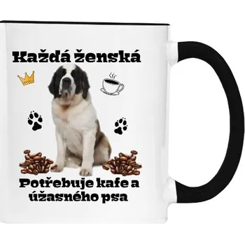 Hrnek malý barevný s potiskem Úžasný Bernardýn