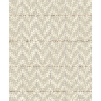 Tapeta Béžová vliesová tapeta na zeď, imitace látky, ILA801, Aquila, Khroma by Masureel