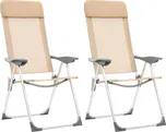 vidaXL Skládací kempingové židle…