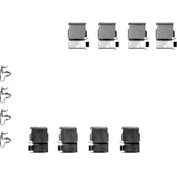Přislušenství brzdového systému Sada příslušenství, obložení kotoučové brzdy TEXTAR 82050200