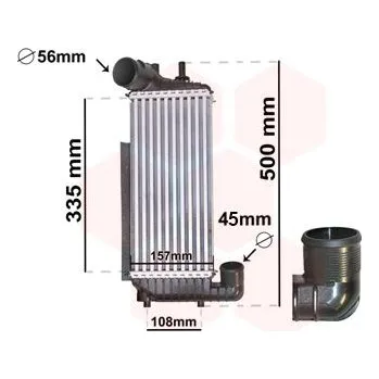 Chladič motoru Chladič turba VAN WEZEL 18004471