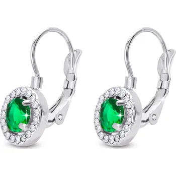 Náušnice biju 1002821-2 Zelená