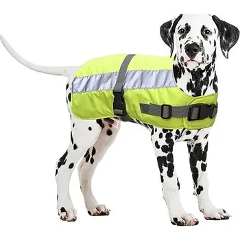 Obleček pro psa Reflexní vesta pro psa 35cm žlutá Duvo+