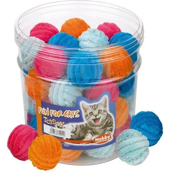 Hračka pro psa Hračka cat textil balónek 4cm display Nobby 40ks