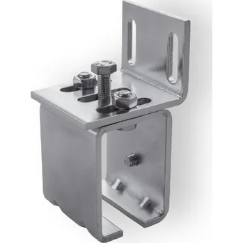 Garážová vrata Držák šíny pro závěsná vrata - Boční uchycení, pro šínu 57 mm (Pro "C" šínu 57 mm)