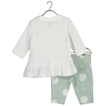 Dámská halenka Blue Seven Sada halenka a legíny 422175 X Zelená Regular Fit 56