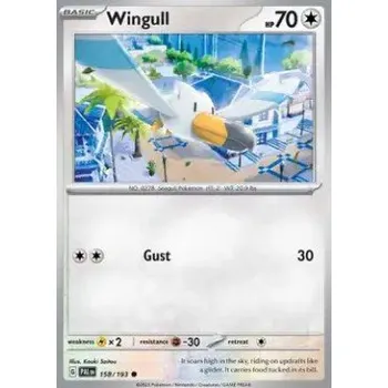 Volný čas Pokémon PAL 158/193 Wingull - Paldea Evolved Stav: Near Mint, Verze: NORMAL