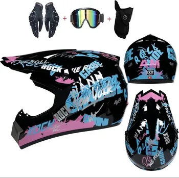 Motodoplněk Rock New York moto helma krosová v setu