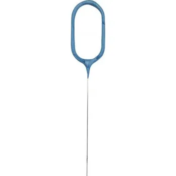 Balónek Unique Prskavka glitrová číslice 0 modrá 17,8 cm