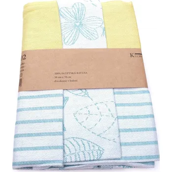 Utěrka Kuchyňská utěrka 50x70cm žakar 02/A (3ks/bal.)