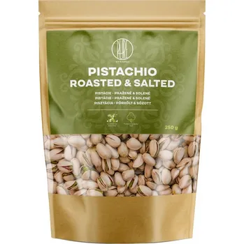BrainMax Pure Pistácie, pražené & solené, neloupané, 250g