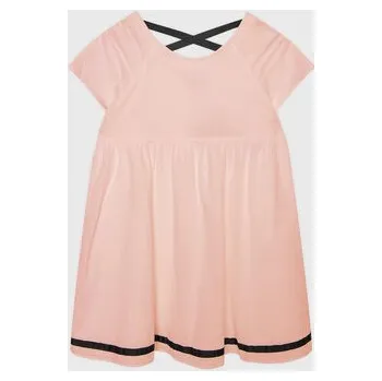 Dámské šaty United Colors Of Benetton Letní šaty 4O9TCV013 Růžová Regular Fit 120