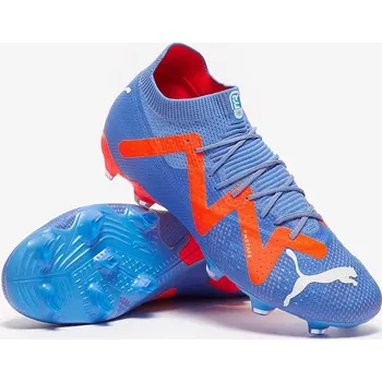Kopačky Kopačky Puma Future Ultimate FG/AG modrá/oranžová (9uk/ 43EU/ 28cm)