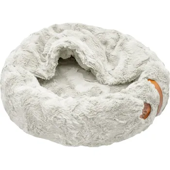 Pelíšek pro psa Huhubamboo ŇUŇU kukaň krémová 70 cm