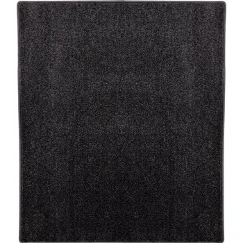 Koberec Kusový koberec Eton černý 78 čtverec, 100x100, černá, chodba / předsíň, Vopi - 1 rok na vrácení + DOPRAVA ZDARMA k Vám i zpět