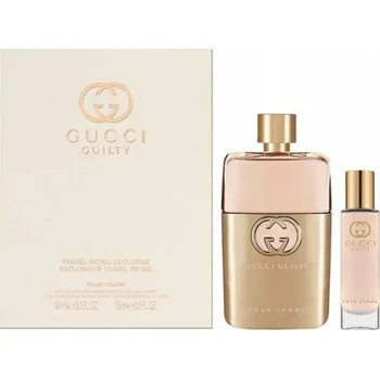 Dámský parfém Gucci Gucci Guilty Pour Femme, SET: Parfumovaná voda 90ml + Parfumovaná voda 10ml Pre ženy Parfumovaná voda