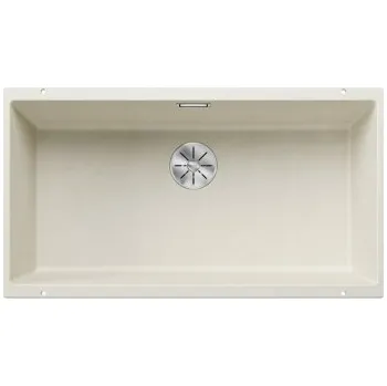 Granitový dřez Blanco SUBLINE 800 U InFino Silgranit bílá soft bez táhla - 527174 + ZÁRUKA 3 ROKY ZDARMA