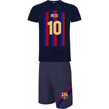 Chlapecké tričko Fotbalový komplet Messi FC Barcelona Velikost: XXL, Materiál: 100% Bavlna, Pohlaví: Panské