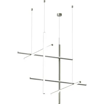 Flos Coordinates S3 CLIII, závěsné svítidlo, stříbrná, 64W 2700K