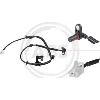 ABS Snímač, počet otáček kol, , 956804L100, A.B.S., 32084