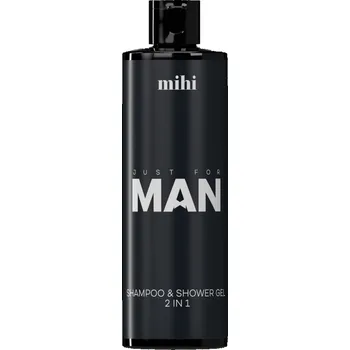 Sprchový gel Mihi Just for MAN. Šampon a sprchový gel 2 v 1 500ml 070101