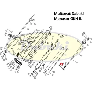 Mulčovač 1 - 64 - simering, gufero mulčovače GKH 72x35x10