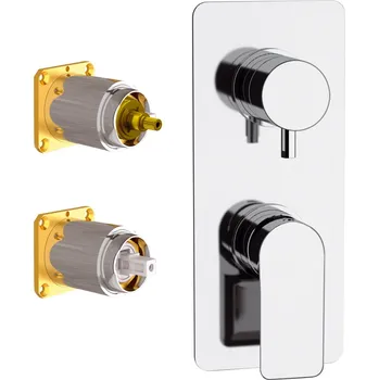 Vodovodní baterie HOPA Podomítková sprchová baterie ARNO 92KB22 - zlatá broušená matná BAREI92KB22