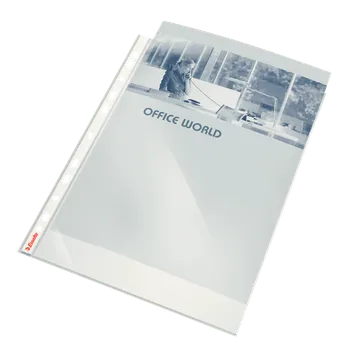 Závěsné kapsy Esselte Premium A4, 105 mikronů, hladký, 10ks, čirá