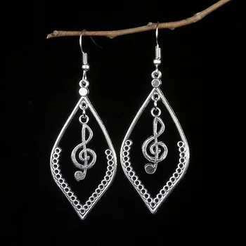 Brož Náušnice s houslovým klíčem