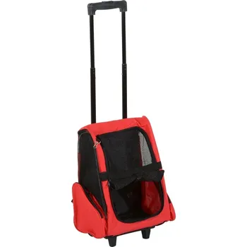 Kočárek pro psa Kočárek pro psa batoh 2v1| červený