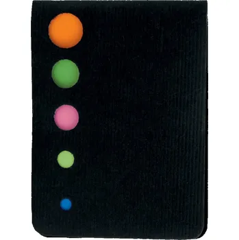 Samolepící lístky - černé