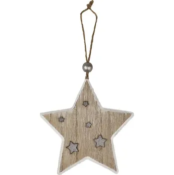 Vánoční ozdoba Hvězda k zavěšení D4250