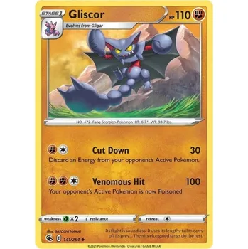Sběratelská karetní hra Pokémon karta Gliscor 141/264 - Fusion Strike