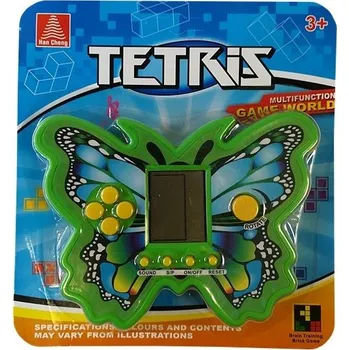 Desková hra Mamido Kapesní elektronická hra Tetris motýl zelená