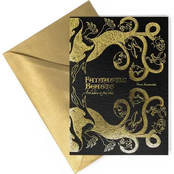 MinaLima Přáníčko: Fantastická zvířata a kde je najít