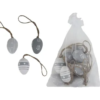 Velikonoční dekorace Velikonoční vajíčka, 12 ks X4780