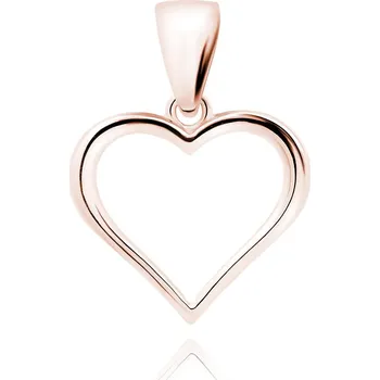 Náhrdelník Lafira stříbrný přívěsek čisté srdce Rose Z1828CRG (náhrdelník)