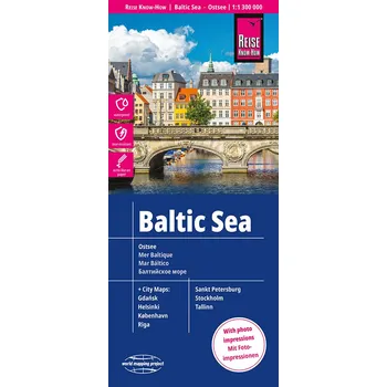 Reise Know-How Verlag mapa Baltic Sea 1:1,3 mil. voděodolná