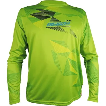 Cyklistické oblečení HAVEN Cyklistický dres s dlouhým rukávem letní - ENERGIZER CRAZY LONG - zelená S