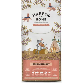 Krmivo pro kočku Harper & Bone Harper and Bone Cat Sterilised divoké hory 2 kg