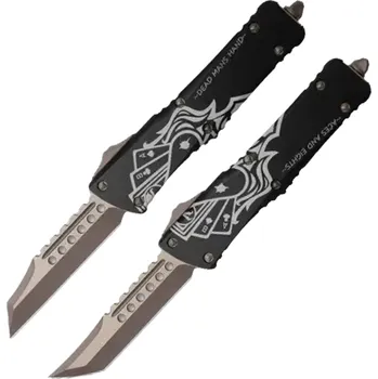kapesní nůž Microtech Combat Troodon HH a WH Dead Mans Hand set Apocalyptic Bronze 219-13SETDMS