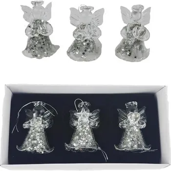 Vánoční dekorace Anděl, sada 3 ks S0395