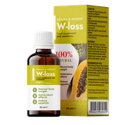 W-loss Kapky na spalování tuků a hubnutí ananas, papája a vitamíny 30 ml