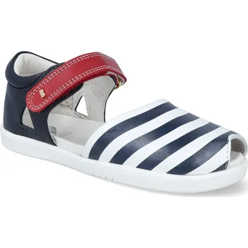 Dívčí sandály Sandály Bobux - Twist Navy Stripe Print modré Velikost: 26
