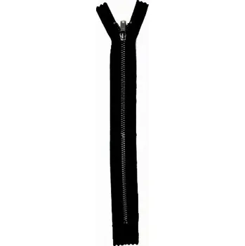 Zip Zdrhovadlo zip mosazný 20cm nedělitelný černěný