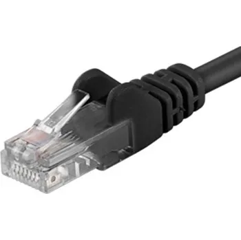 Síťový kabel OEM Patch kabel UTP cat 5e, 0,25m - černý 5054920